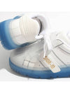 ID Rubber Calfskin Low Top Sneakers White Blue - DIOR - BALAAN 5