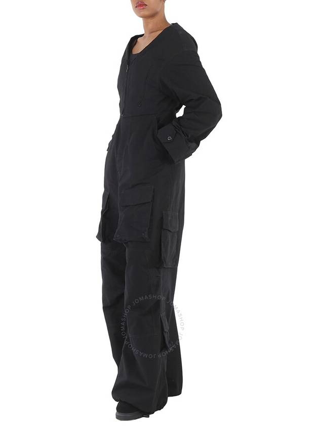 women jumpsuit black - BALENCIAGA - BALAAN 3