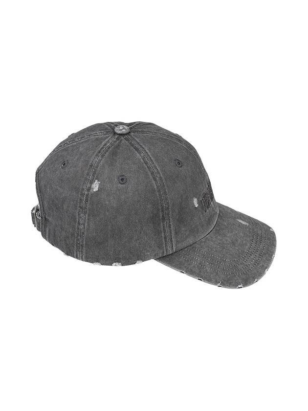 Damage Washing Ball Cap Grey - PEOPLE OF THE WORLD - BALAAN 3