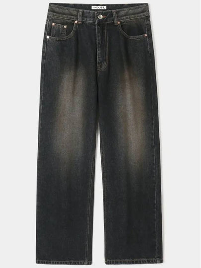 DPT 005 Damaged washed denim pants Vintage black - INDUST - BALAAN 2