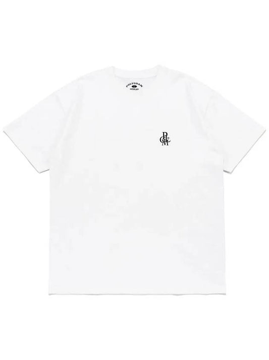 SYMBOL LOGO T SHIRTS WHITE - POLYGRAM - BALAAN 1