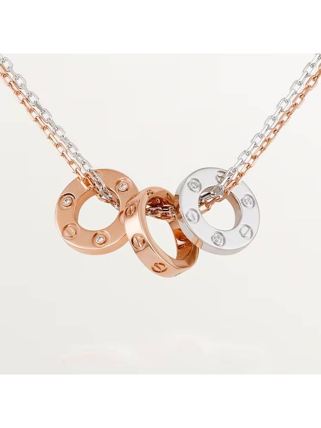 Love 6 Diamonds Necklace Gold - CARTIER - BALAAN 4