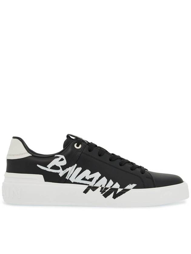 23 fw leather BCOURT sneakers WITH logo print BM1VI288LBAL EAB B0230475568 - BALMAIN - BALAAN 2