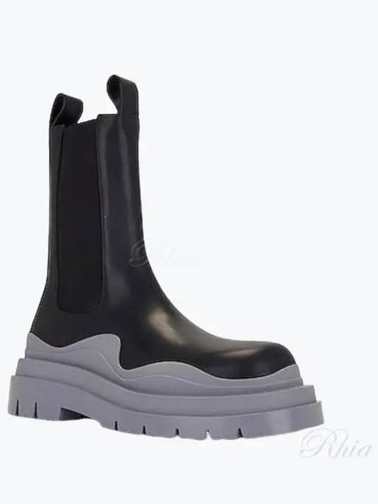 Tire Chelsea Boots Black Grey - BOTTEGA VENETA - BALAAN 2