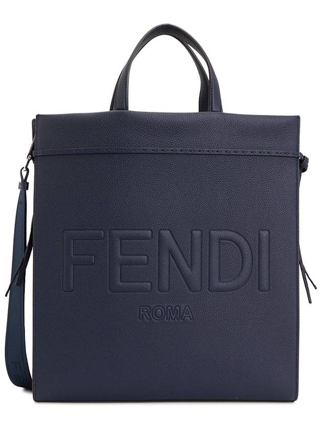 Go To Shopper Medium Tote Back Navy - FENDI - BALAAN 2