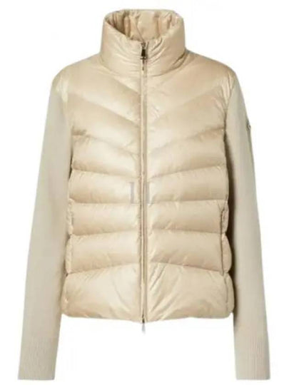 Patted wool cardigan beige - MONCLER - BALAAN 2