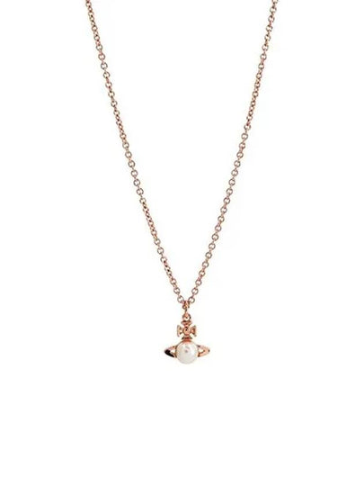 Balbina Pearl Pendant Necklace Pink Gold - VIVIENNE WESTWOOD - BALAAN 2