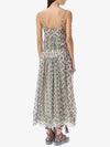 Printed Silk Tank Top Long Dress Ecru - ISABEL MARANT - BALAAN 4