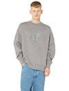 Paris Logo Sweatshirt Grey - AMI - BALAAN 3