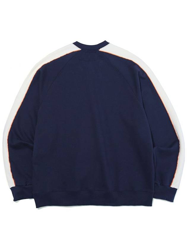 Piping Block Sweatshirts Navy - OGARP - BALAAN 3