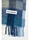 Check Muffler Shawl Blue CA0084 - ACNE STUDIOS - BALAAN 5