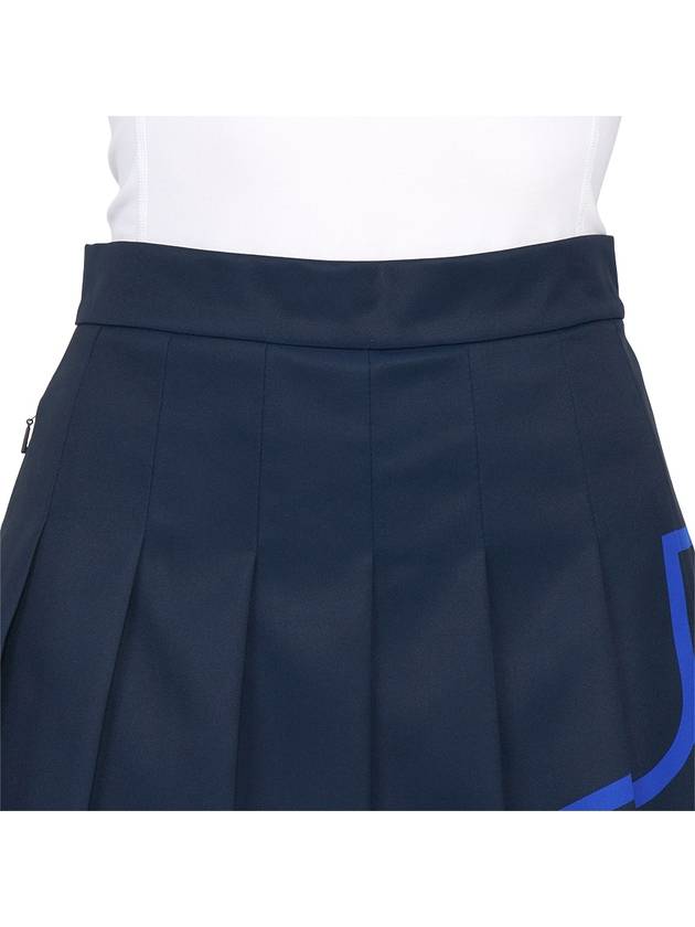 Naomi Pleated Skirt Navy - J.LINDEBERG - BALAAN 6