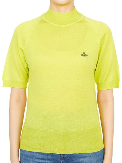 Women's Wool Silk Knit TopYellow - VIVIENNE WESTWOOD - BALAAN 2