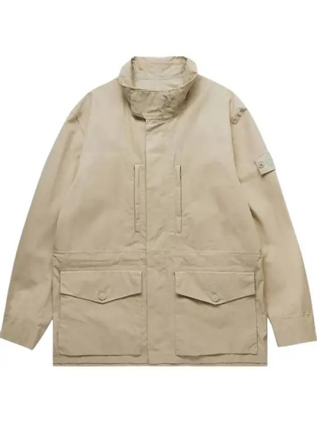 Ghost Piece High Neck Jacket Beige - STONE ISLAND - BALAAN 2