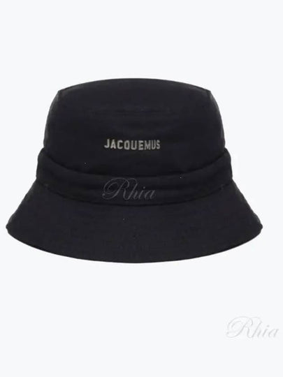 Le Bob Gadjo Bucket Hat Black - JACQUEMUS - BALAAN 2