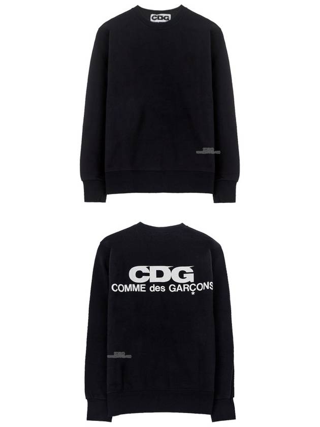 SZ-T002-051-2 CDG Logo Sweatshirt Navy Men's Sweatshirt TS - COMME DES GARCONS - BALAAN 5