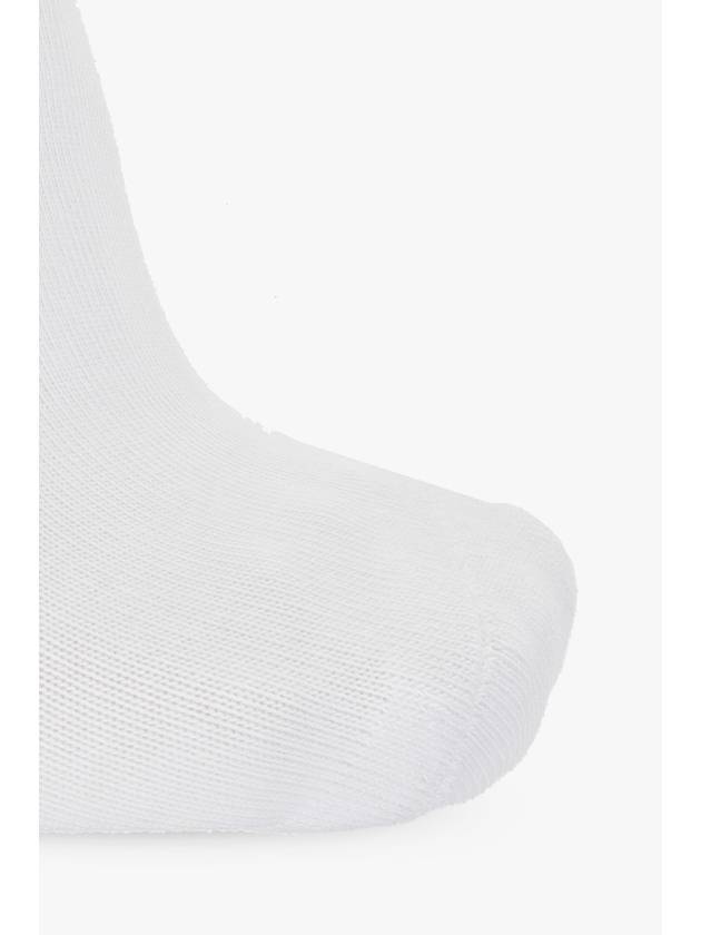 Isabel Marant Long Socks With Logo, Women's, White - ISABEL MARANT - BALAAN 3