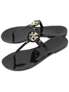 Miller Mini Flat Thong Flip Flop Black - TORY BURCH - BALAAN 2