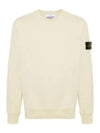 Wappen Patch Garment Dyed Sweatshirt Yellow - STONE ISLAND - BALAAN 2