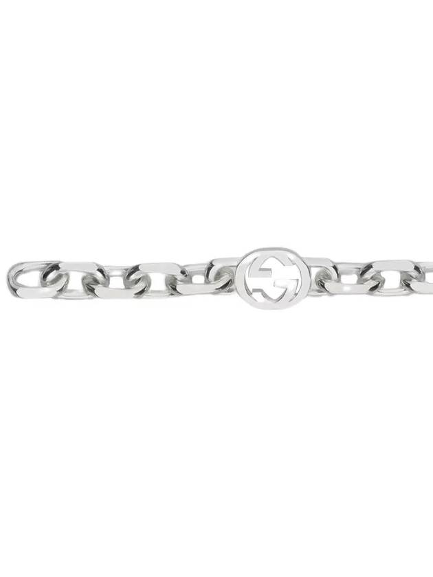 Interlocking G Chain Bracelet Silver - GUCCI - BALAAN 6