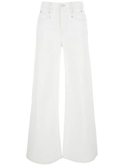 Lemony High Rise Wide Jeans PA0052FAB1H06I - ISABEL MARANT - BALAAN 2