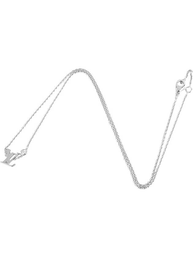 Idylle Blossom LV Necklace Silver - LOUIS VUITTON - BALAAN 1