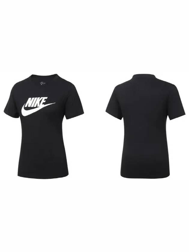 Icon Futura Cotton Short Sleeve T-Shirt Black - NIKE - BALAAN 6