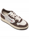 Medalist Low Top Sneakers White Brown - AUTRY - BALAAN 4