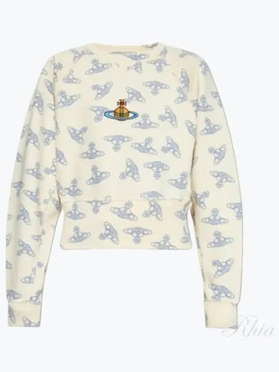 Logo Athletic Sweatshirt Cream - VIVIENNE WESTWOOD - BALAAN 2