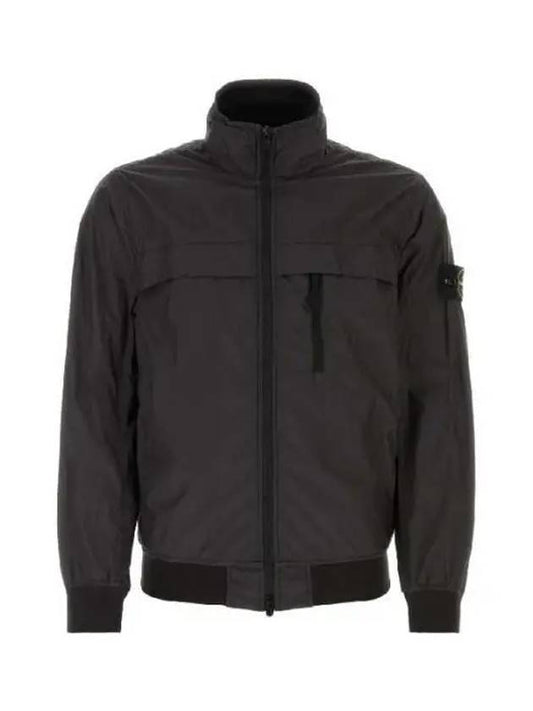 Compass Badge Pleated Windbreaker Grey - STONE ISLAND - BALAAN 2