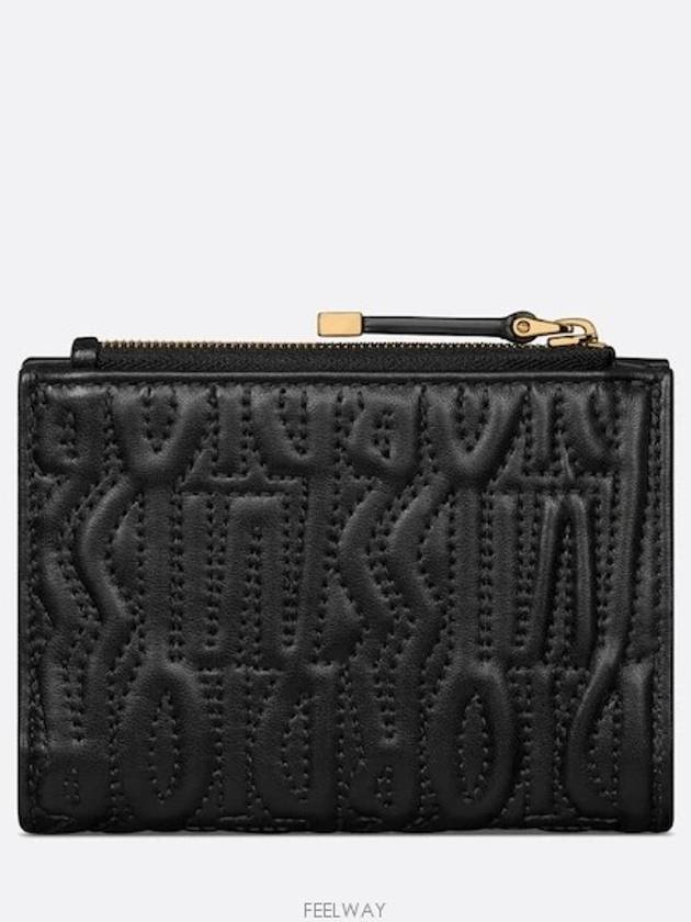 Miss Dior Dahlia Wallet Black Al - DIOR - BALAAN 5