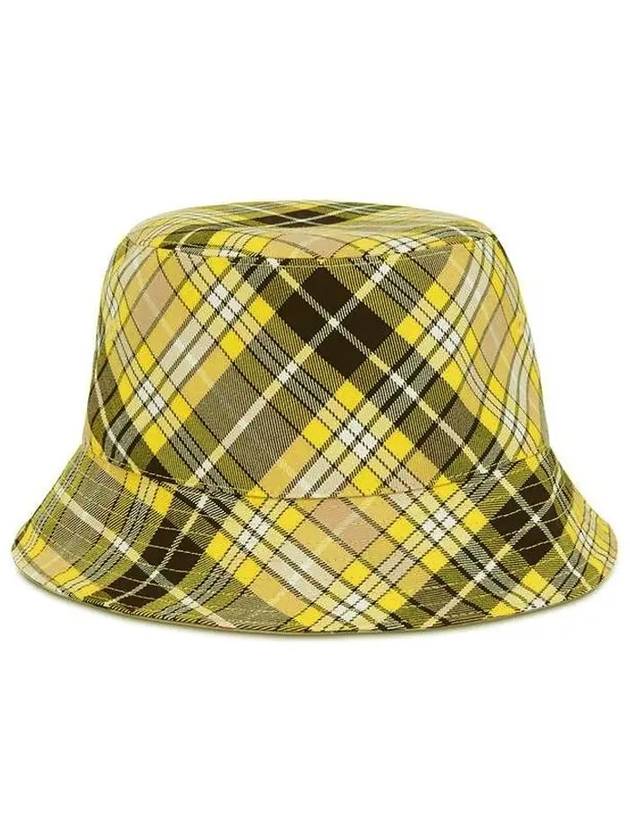 Vintage Check Reversible Bucket Hat Yellow - BURBERRY - BALAAN 3