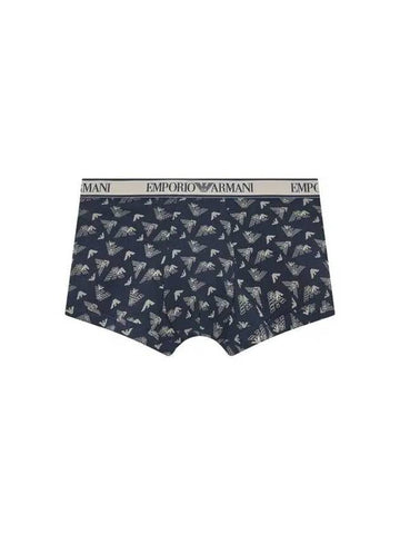 UNDERWEAR Men s Eagle Pattern Cotton Drose Marine 271157 - EMPORIO ARMANI - BALAAN 1