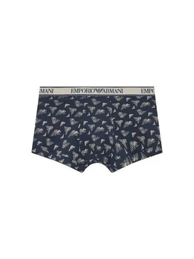 UNDERWEAR Men s Eagle Pattern Cotton Drose Marine 271157 - EMPORIO ARMANI - BALAAN 1