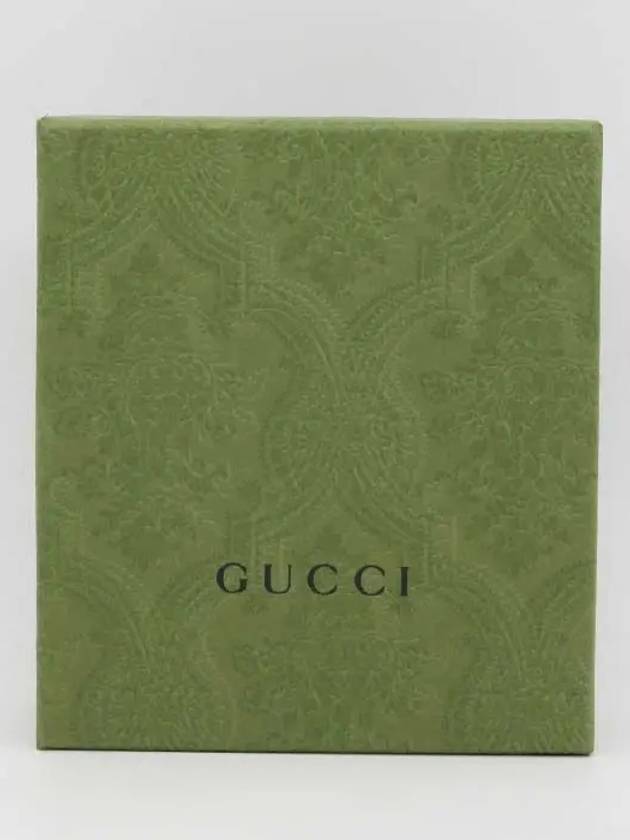 Interlocking G Cut Out Half Wallet Grey - GUCCI - BALAAN 9