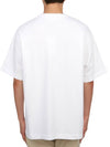 Flowers Oversized Short Sleeve T-Shirt White - MAISON KITSUNE - BALAAN 4