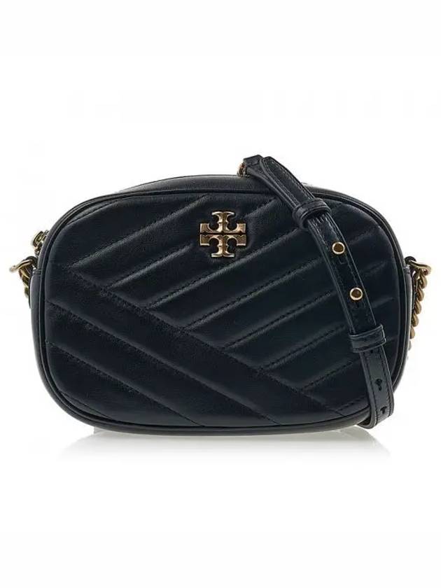 Chevron Kira Small Camera Cross Bag Black - TORY BURCH - BALAAN 2