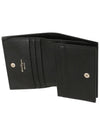 Gancini Logo Half Wallet Black - SALVATORE FERRAGAMO - BALAAN 5