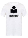 Karman Logo Short Sleeve T-Shirt White - ISABEL MARANT - BALAAN 2