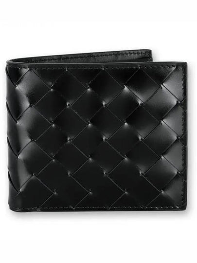 Intrecciato Half Wallet Black - BOTTEGA VENETA - BALAAN 2