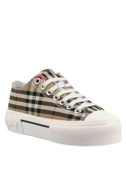 Vintage Check Cotton Sneakers Archive Beige - BURBERRY - BALAAN 2