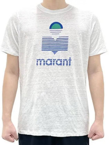 Men s KARMAN Logo Short Sleeve T shirt Hwayi 39089117 271570 1095658 - ISABEL MARANT - BALAAN 1