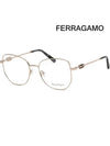 Eyewear Overfit Metal Eyeglasses Gold - SALVATORE FERRAGAMO - BALAAN 2