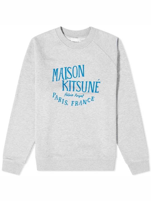 Cotton Palais Royal Vintage Logo Sweatshirt Grey - MAISON KITSUNE - BALAAN 4