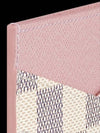 Daily Damier Azur Single Card Wallet Pink - LOUIS VUITTON - BALAAN.