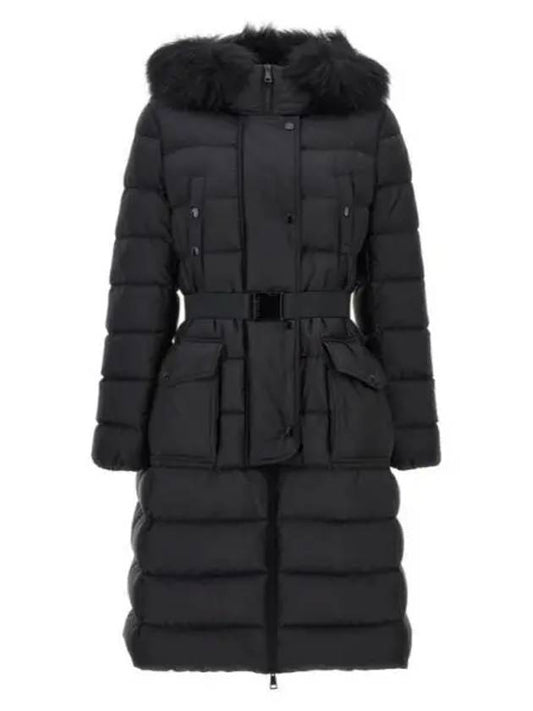 1C00023 5968E 999 Khloe long down jacket - MONCLER - BALAAN 1