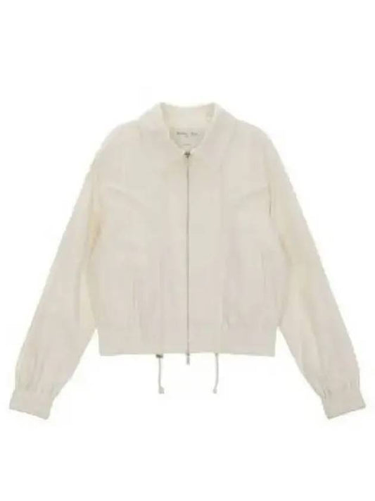 CURVY STRING BLOUSON IN IVORY - MATIN KIM - BALAAN 1