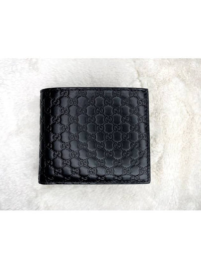 Micro GG Ssima Bifold Wallet Black - GUCCI - BALAAN 2