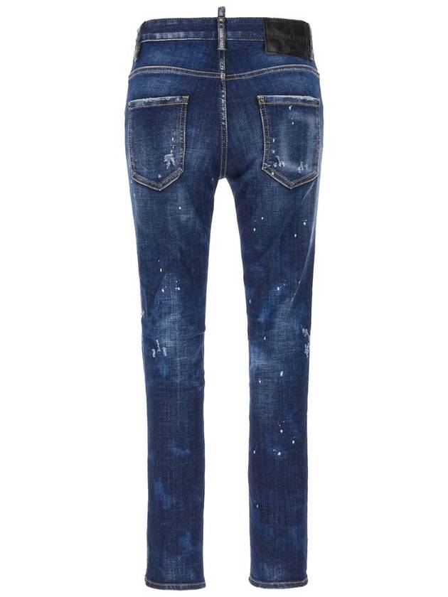 Distressed Effect Crop Jeans S72LB0687S30342 - DSQUARED2 - BALAAN 3