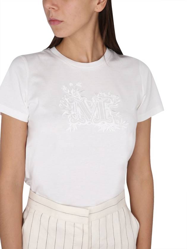 Women's Sacha Short Sleeve T-Shirt White - MAX MARA - BALAAN 5